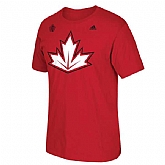 Canada Hockey 2016 World Cup of Hockey Primary Logo WEM T-Shirt - Red,baseball caps,new era cap wholesale,wholesale hats